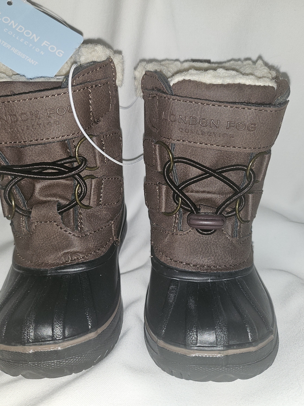 London Fog Brown & Black Snow Boots